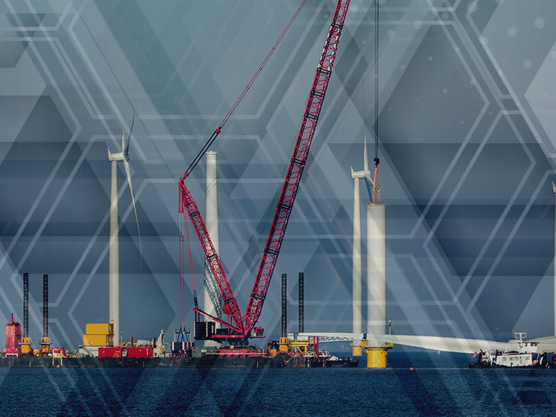 Offshore Wind Projects, Offshore Wind Farms, Offshore Wind Database Laptop Image - Quarterly Report